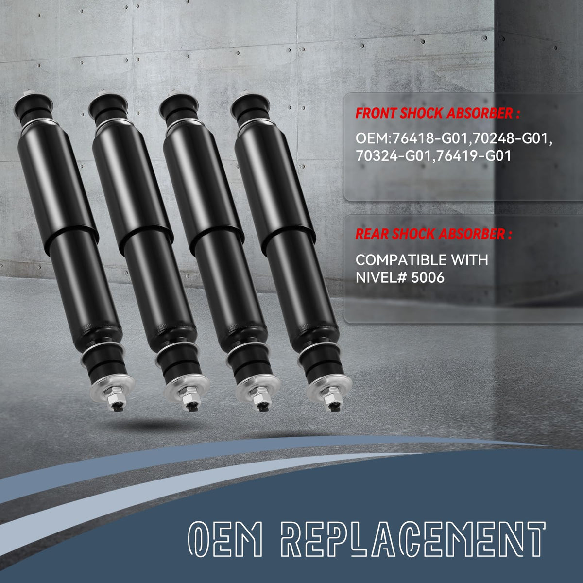 SHUNCHENXIANG EZGO TXT rear shock assembly reduces bumpiness on rough paths