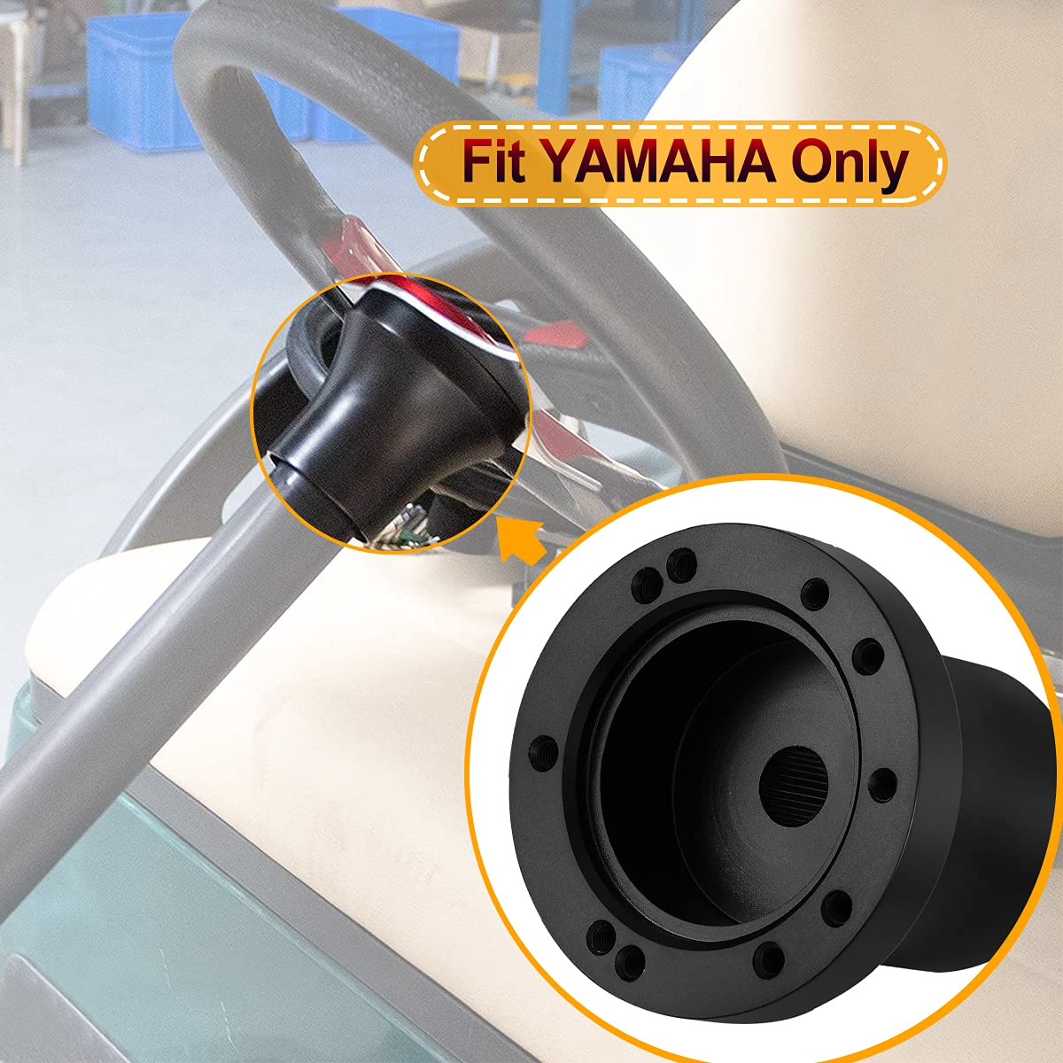 SHUNCHENXIANG fits 5-6 hole wheels close-up demonstrating compatibility