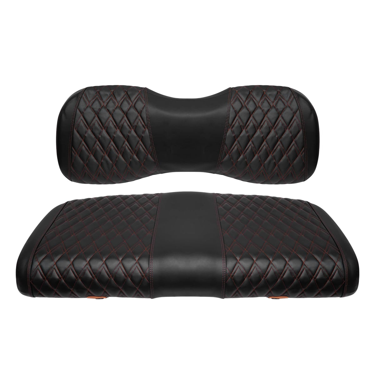 SHUNCHENXIANG front diamond-stitch golf seat cover for Yamaha G29 2007+ enhances comfort and style.