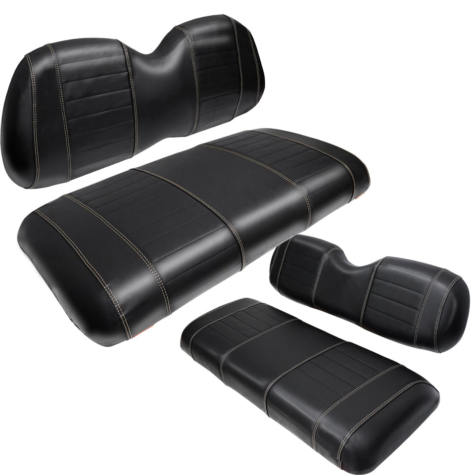 SHUNCHENXIANG front seat cover with black stripe protects against wear