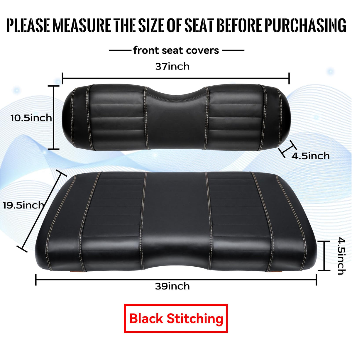 SHUNCHENXIANG golf cart backrest cover shields upholstery from dirt and UV rays.