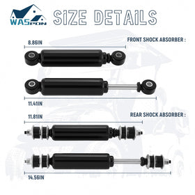 SHUNCHENXIANG rear shock for Club Car DS/G&E 1988-up close view enhances stability.