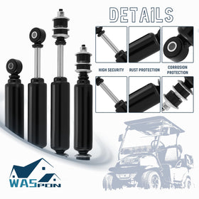 SHUNCHENXIANG rear shock installed on golf cart for comfortable ride.
