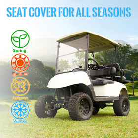 SHUNCHENXIANG seat cover material closeup highlights nano coating and triple-layer protection.