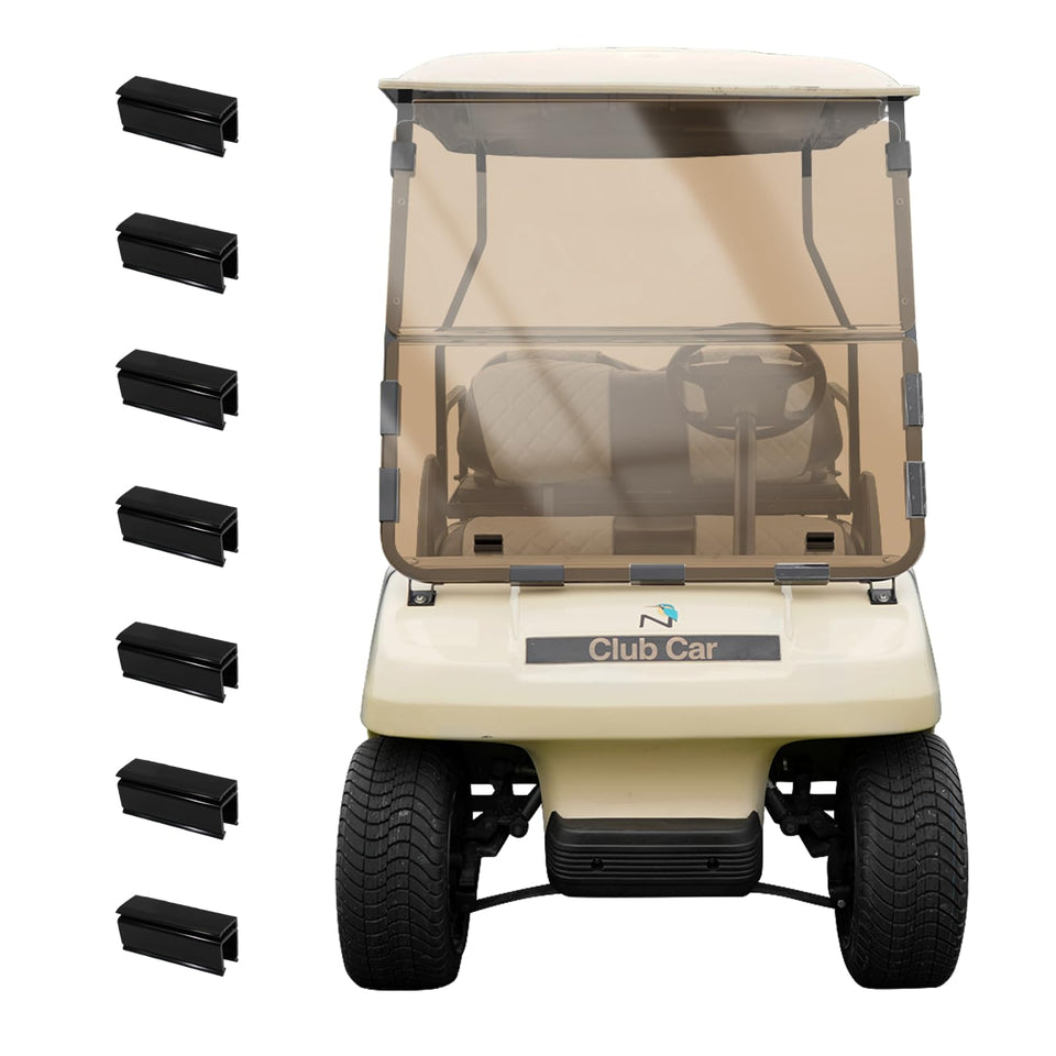 SHUNCHENXIANG golf cart windshield DS 1982-2000 foldable 5mm tinted acrylic UV protection.