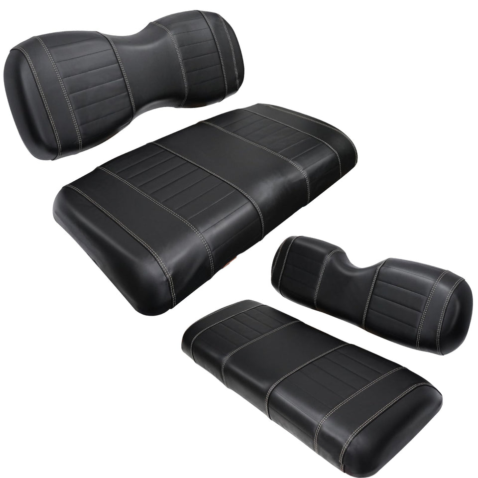 SHUNCHENXIANG golf seat cover front Yamaha G29 with black stripe protects and elevates style.