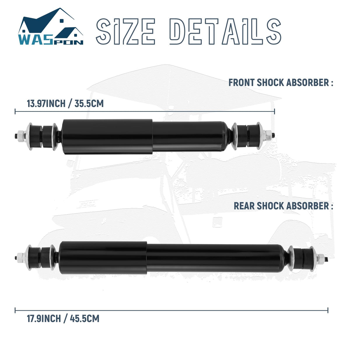 SHUNCHENXIANG OEM replacement shock 76418-01 keeps EZGO TXT riding true