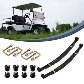 SHUNCHENXIANG rear 4-leaf-springs-kit for EZGO TXT boosts load capacity on rough roads.