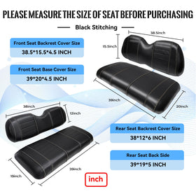 SHUNCHENXIANG rear seat cover with stripe enhances durability and style