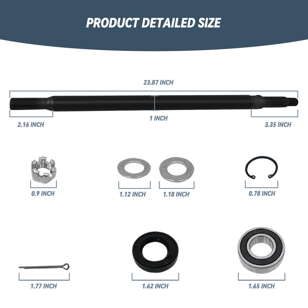 SHUNCHENXIANG snap rings ensure secure installation.