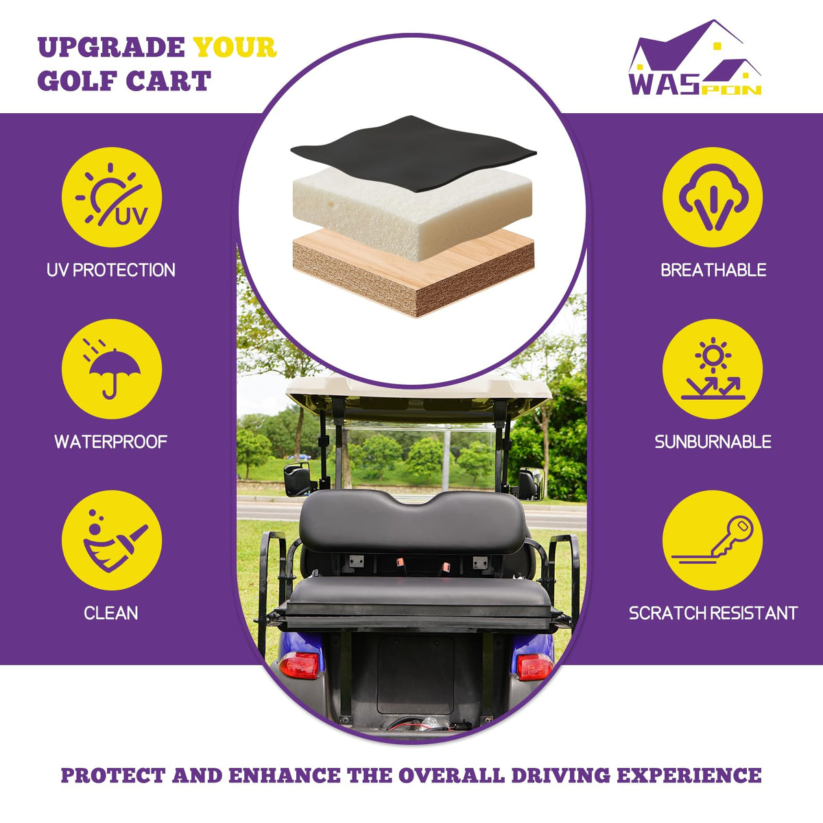 SHUNCHENXIANG uv-resistant vinyl closeup demonstrates durable weather-ready upholstery.