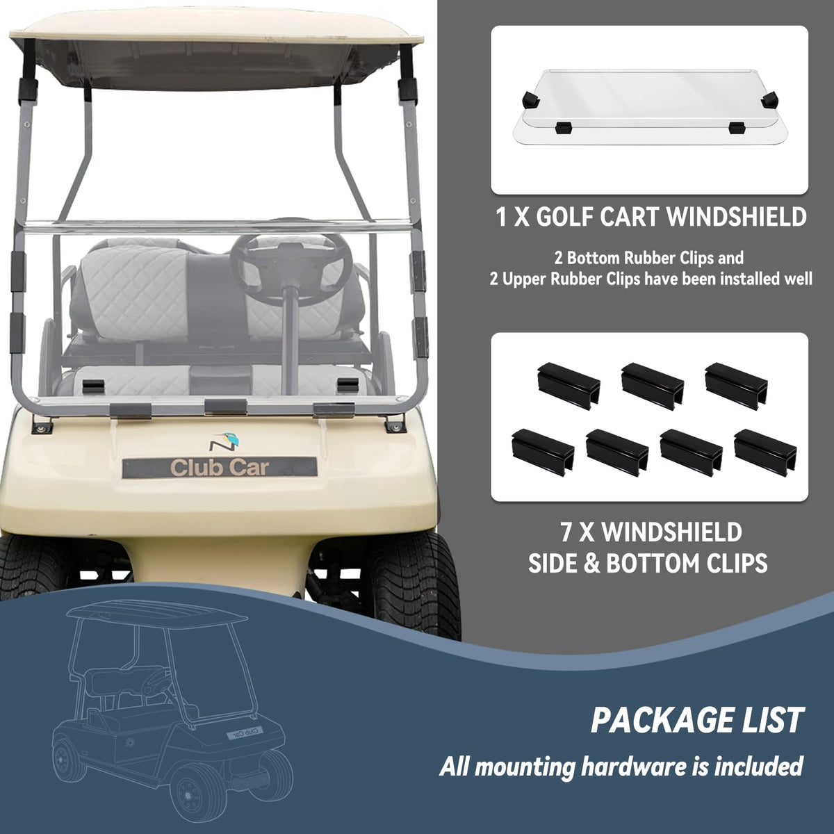 SHUNCHENXIANG windshield withstands debris for safer rides.
