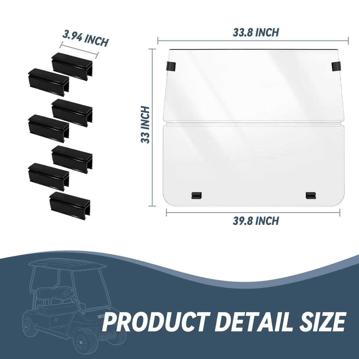 SHUNCHENXIANG windshield offers UV protection for sunny days.