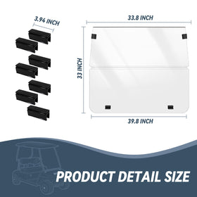 SHUNCHENXIANG windshield offers UV protection for sunny days.