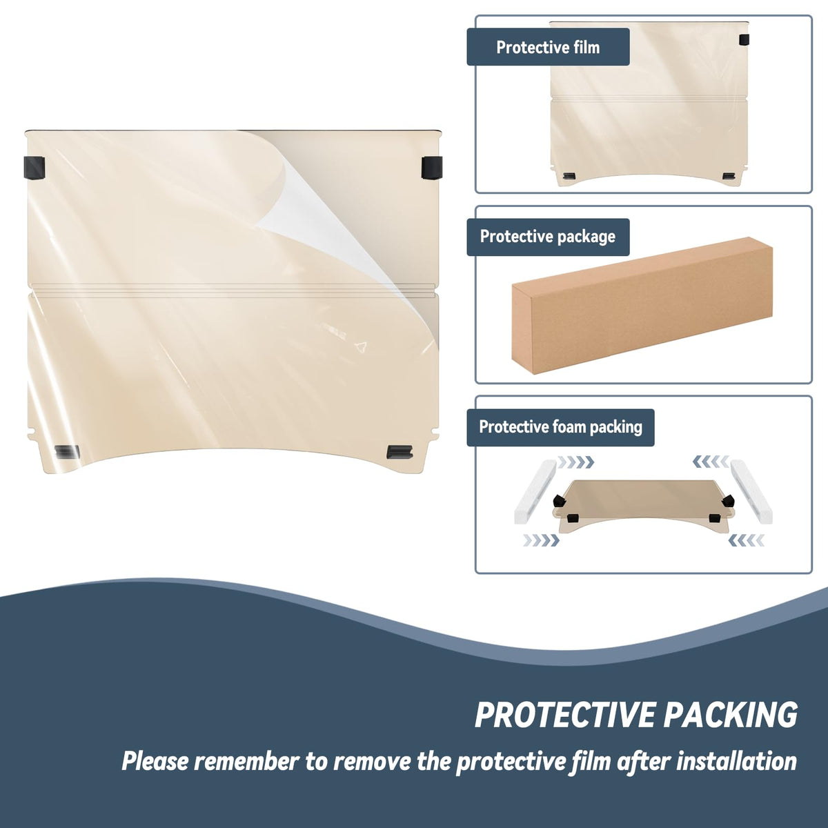 Tinted UV protection reduces glare for sunny golf days.