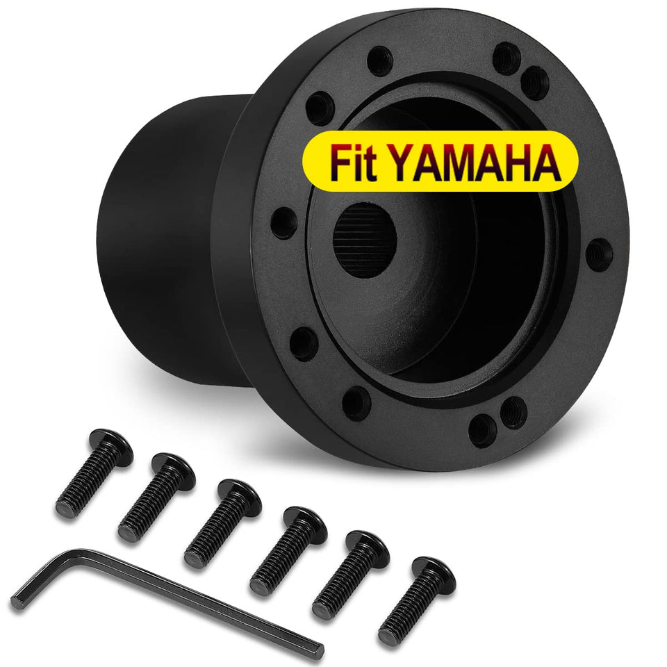 SHUNCHENXIANG Yamaha steering wheel adapter for 5-6 hole wheels offers secure fit