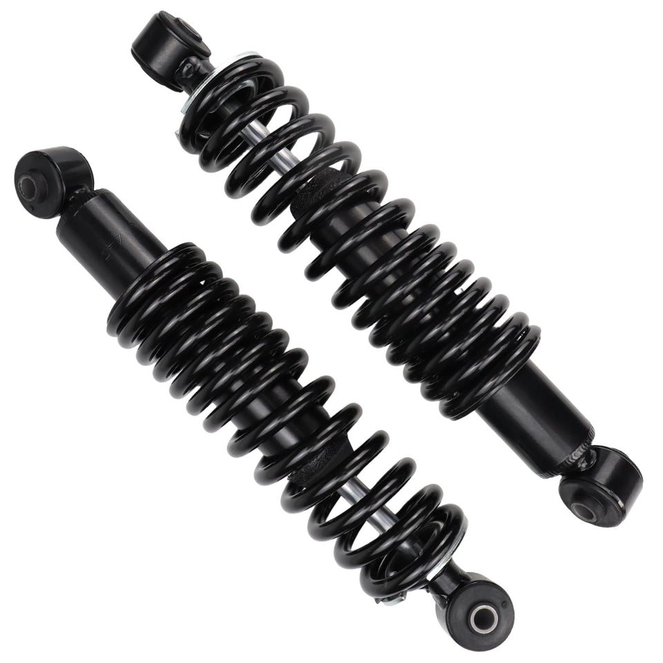 SHUNTALL rear shock absorber with heavy-duty spring for Yamaha golf carts improves ride smoothness.
