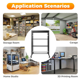 Sidasu 3-Tier Disc Rack shows quick assembly steps