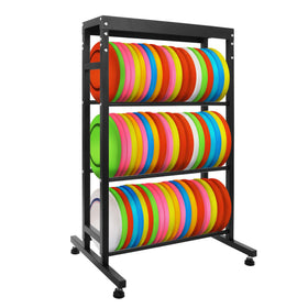 Sidasu 3-Tier Disc Rack front view for quick access to discs