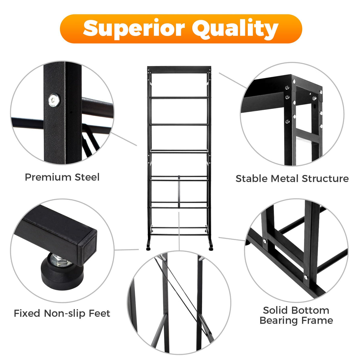 Sidasu 6-tier display with full discs demonstrating space-saving organization