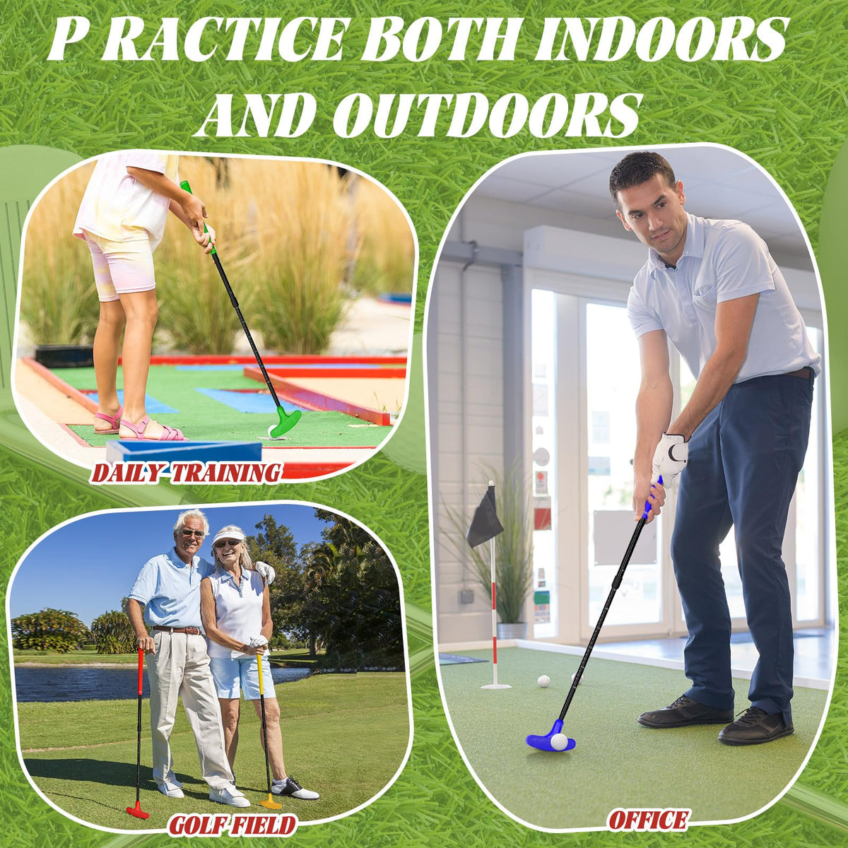 Silipull gift ready golf training set suits beginners and enthusiasts