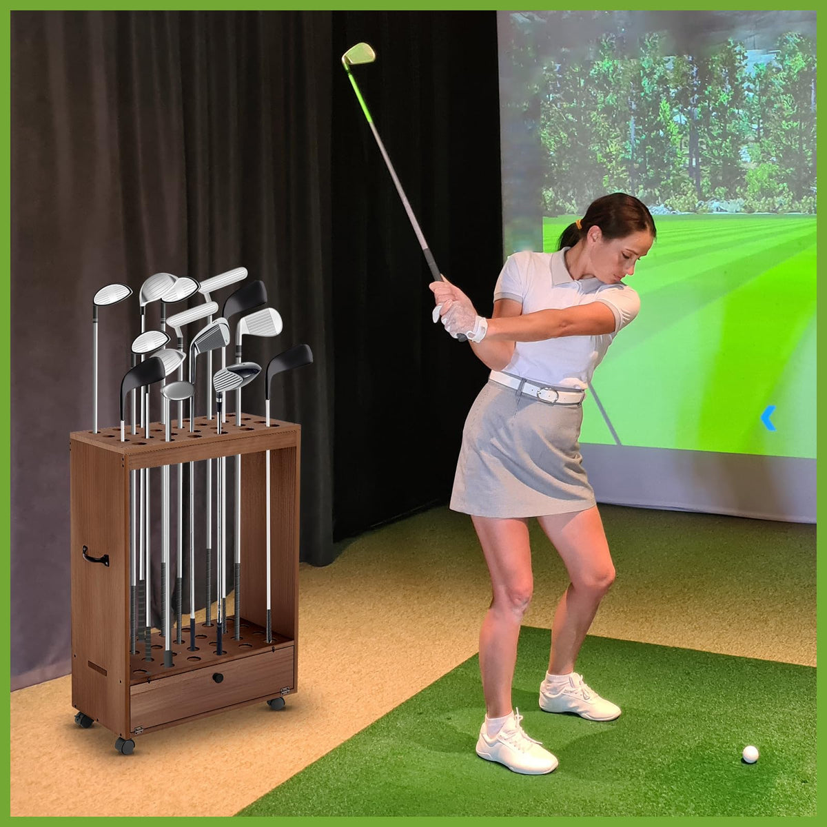 Silipull golf accessory storage solution keeps shoes and gear organized