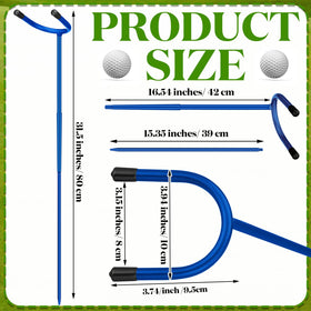 Silipull stainless steel golf stand resists rust and weather for lasting use.