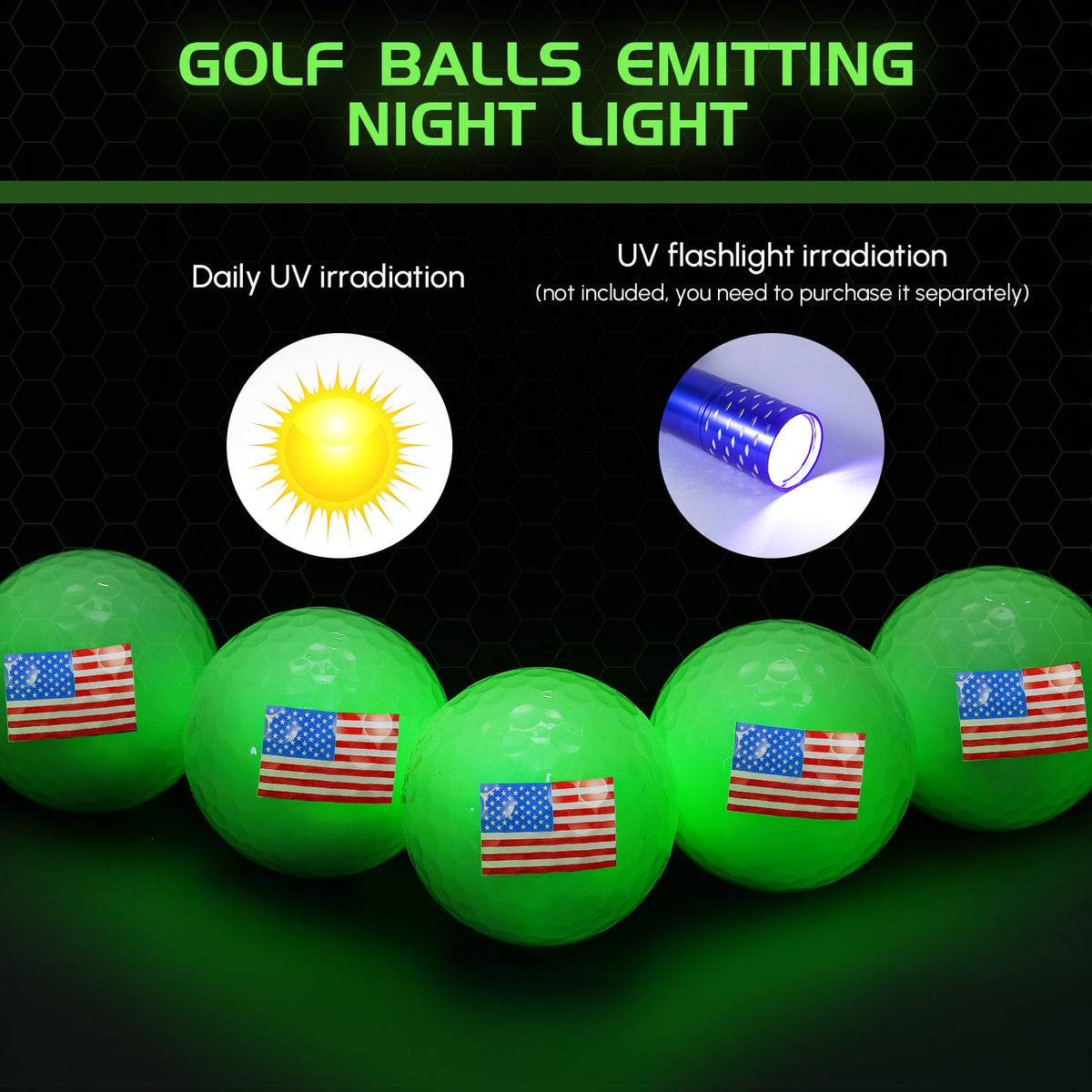 Silipull 12-pack glows after sun exposure, supporting casual to competitive rounds