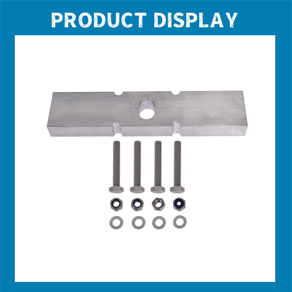 Silscvtt aluminum lift blocks offer durable, lightweight support.
