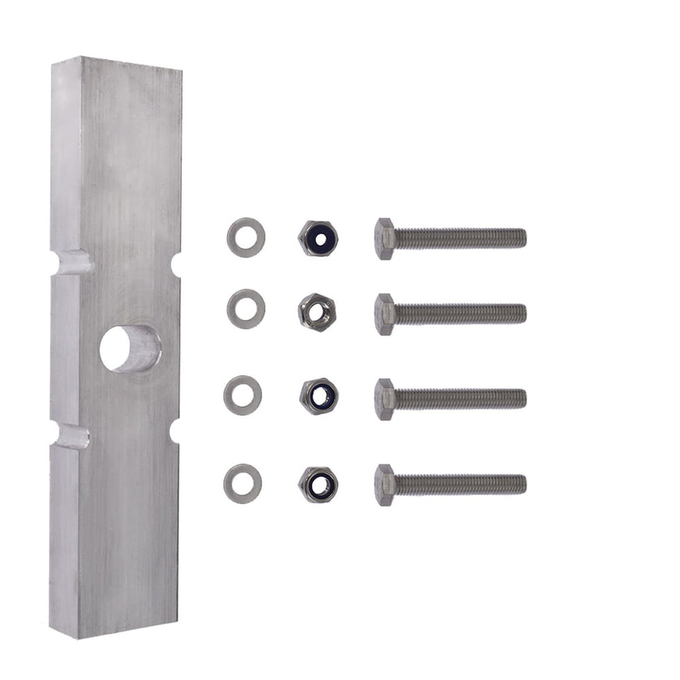 Silscvtt 1-inch front lift block for Club Car Precedent raises the front for larger wheels.
