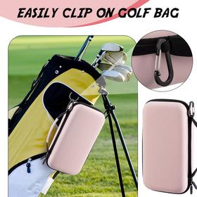SilTriangle clip-on design lets you attach the case to your bag for easy access.