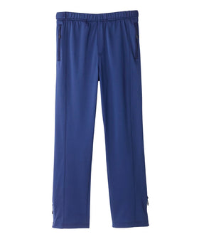 Silvert's men's side-zip pant front view; easy dressing with a sleek activewear look.