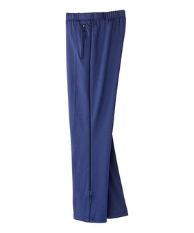 Silvert's Side Zip Pant waist and hem tabs secure zippers for stability.