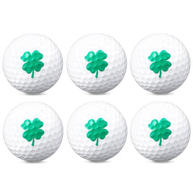 Simgoing four-leaf clover golf ball pattern aids easy on-course identification.