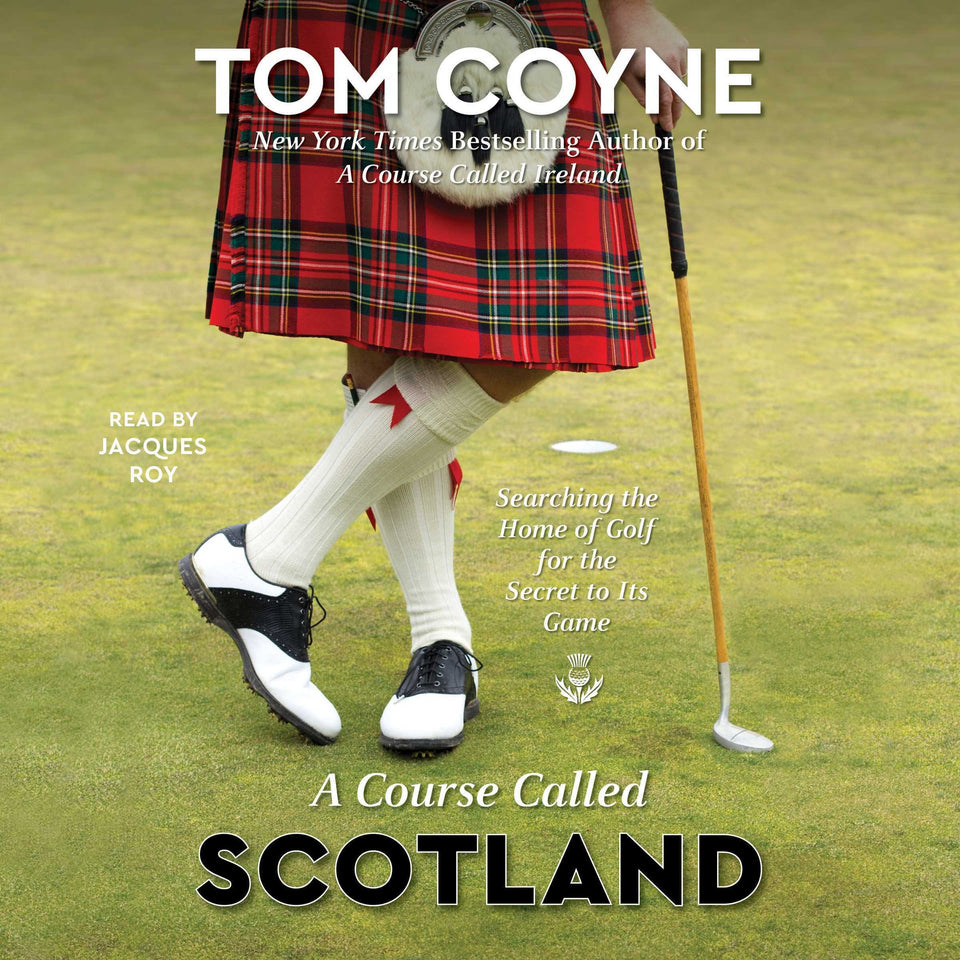 Simon and Schuster A Course Called Scotland cover, ideal gift for golf enthusiasts