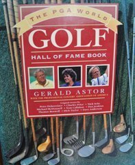 Simon and Schuster The PGA World Golf Hall of Fame Book cover, discover golf legends.