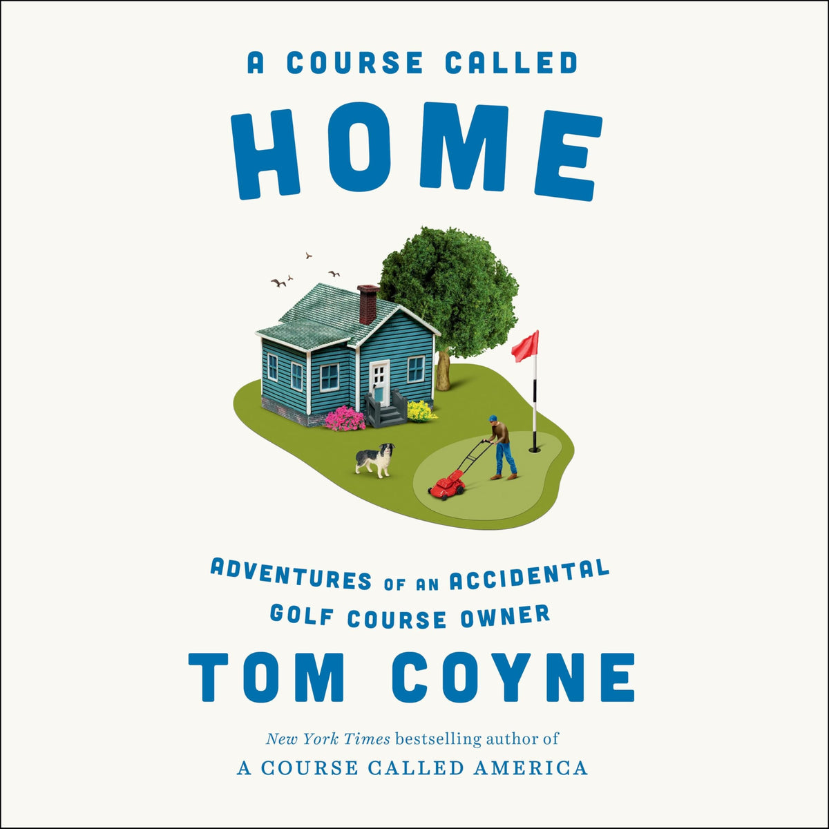 Simon & Schuster A Course Called Home cover, inviting readers to a heartfelt golf journey