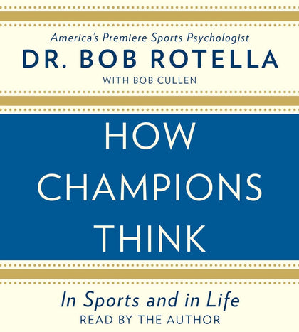 How Champions Think book cover by Simon and Schuster inspires confident performance mindset.