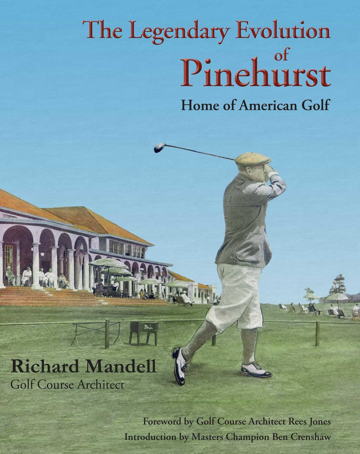 Simon & Schuster Pinehurst history cover image, highlighting golf heritage and reader immersion in design and culture