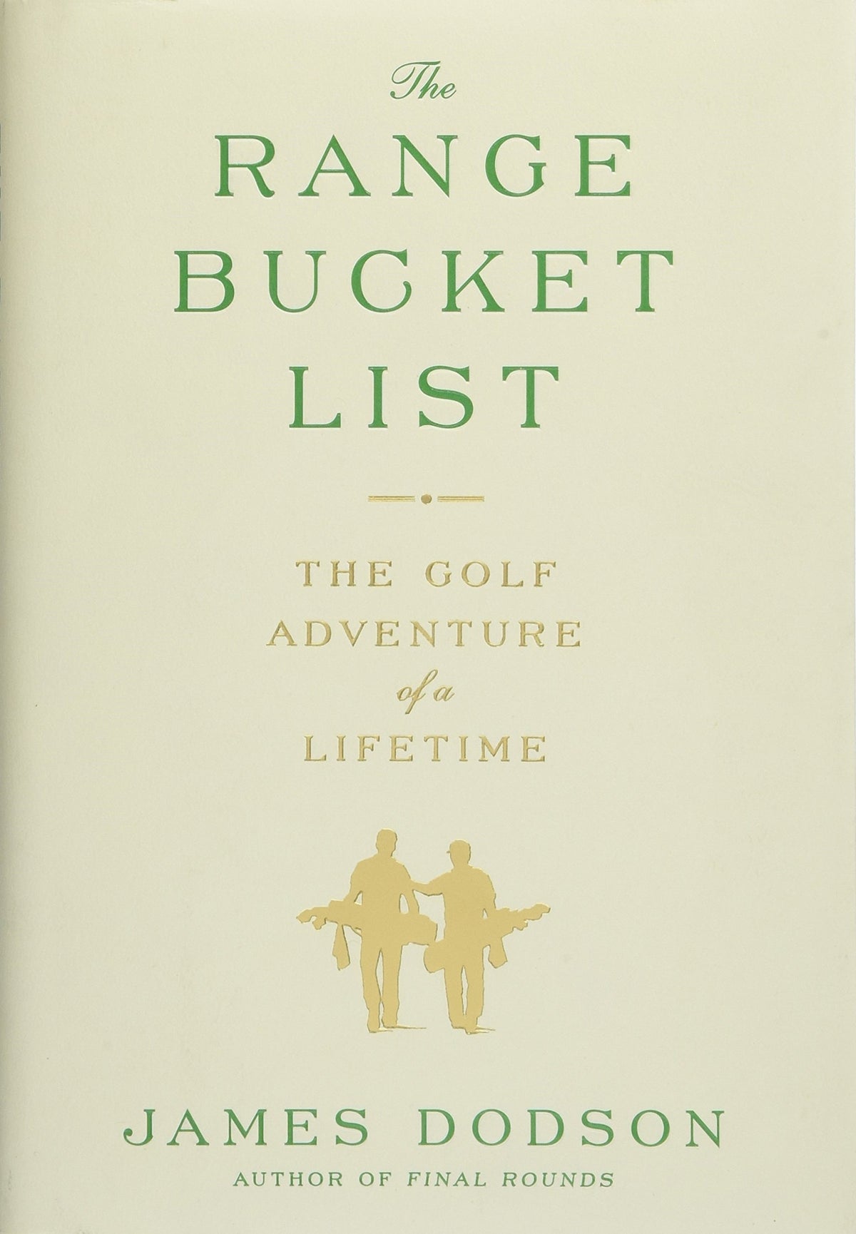 Simon and Schuster The Range Bucket List book cover inviting readers to a worldwide golf adventure