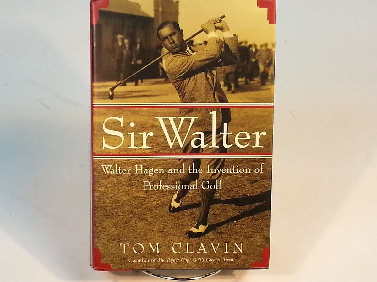 Simon and Schuster Sir Walter Hagen biography cover invites readers to explore golf history.