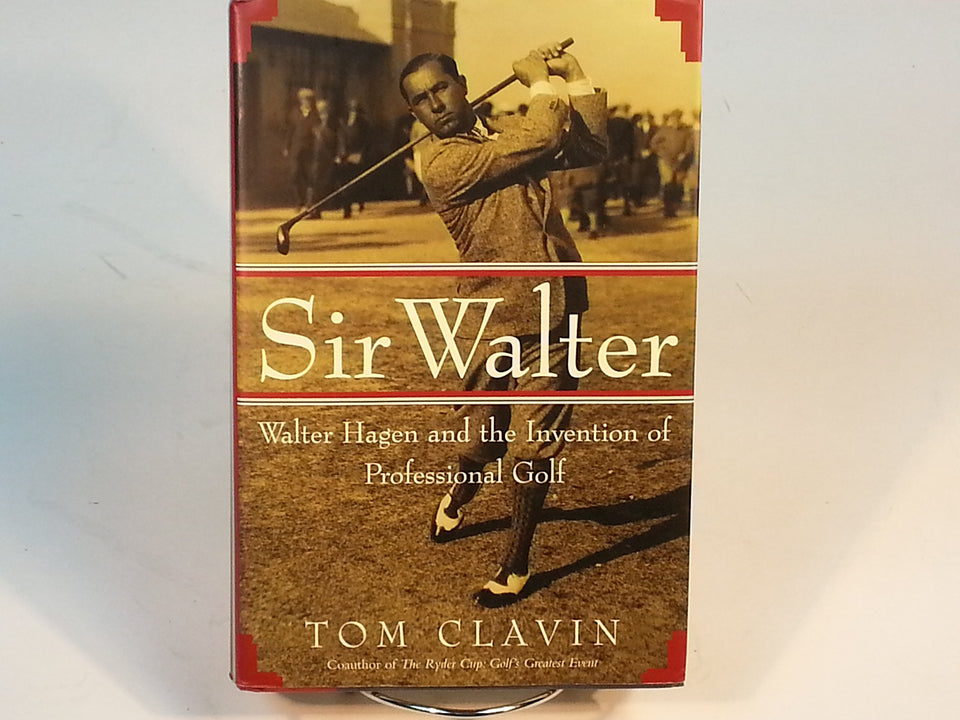 Simon and Schuster Sir Walter Hagen biography cover invites readers to explore golf history.