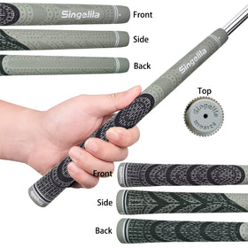 Singelila M-GY mid-size grip offers comfort during swings