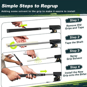 Singelila Premium Rubber Golf Grips 13 Pack all weather traction for rain or shine.