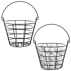 SINJEUN golf ball basket with handle for easy transport on the range.