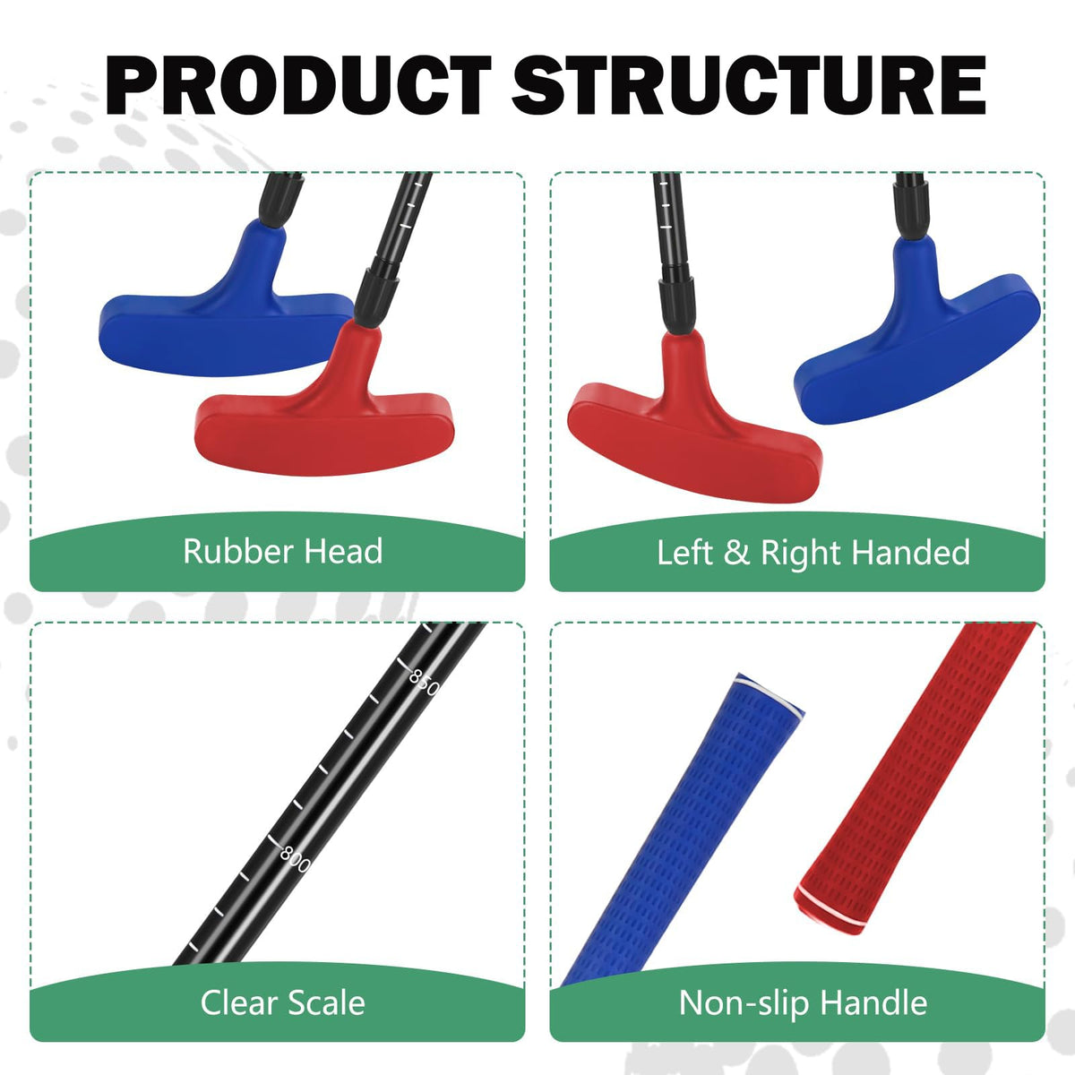 SirChic four golf balls included for immediate practice sessions.