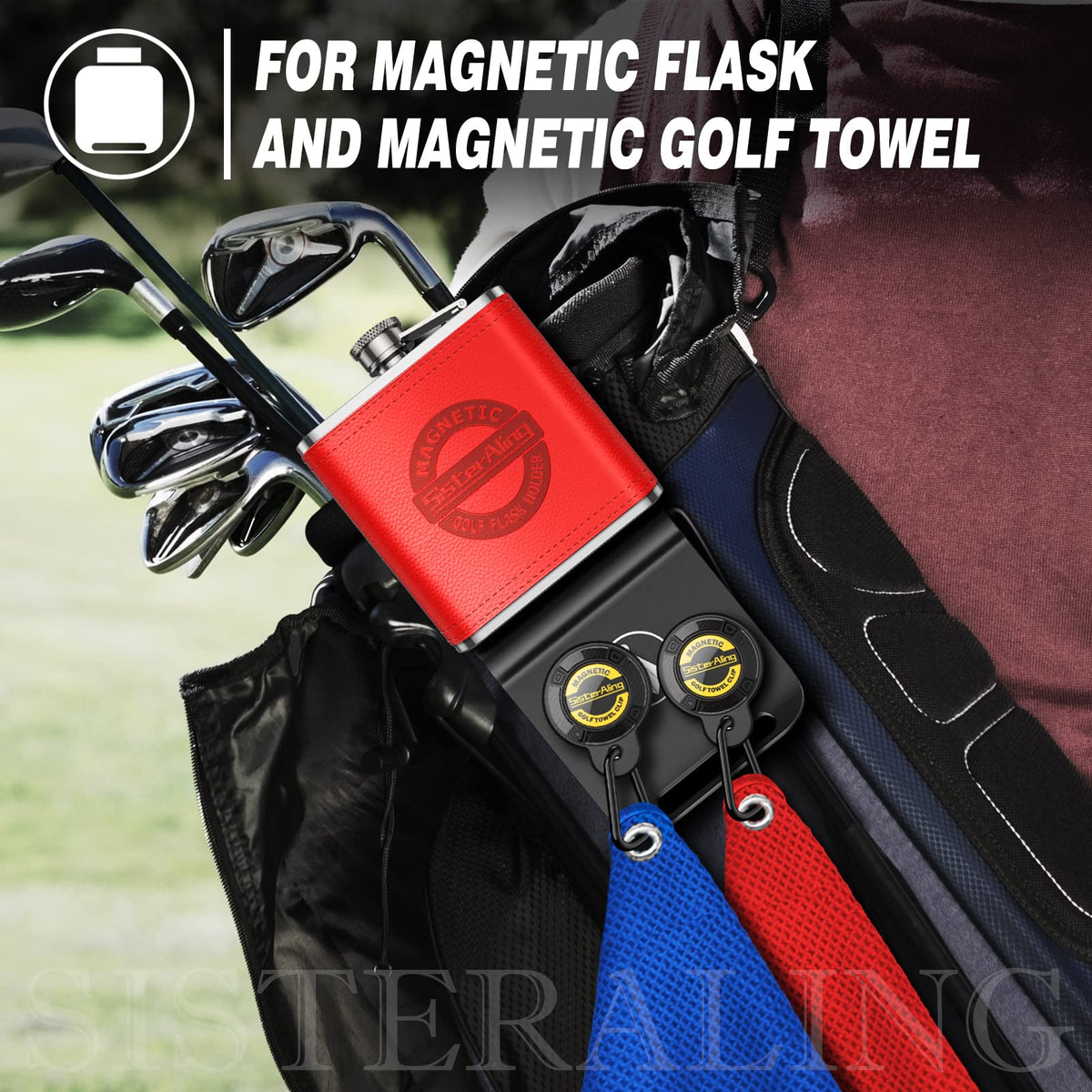 SisterAling manganese steel clip offers a strong, secure hold.