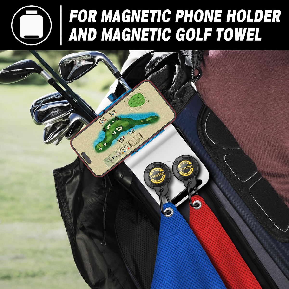 SisterAling golf flask landing site keeps hydration handy