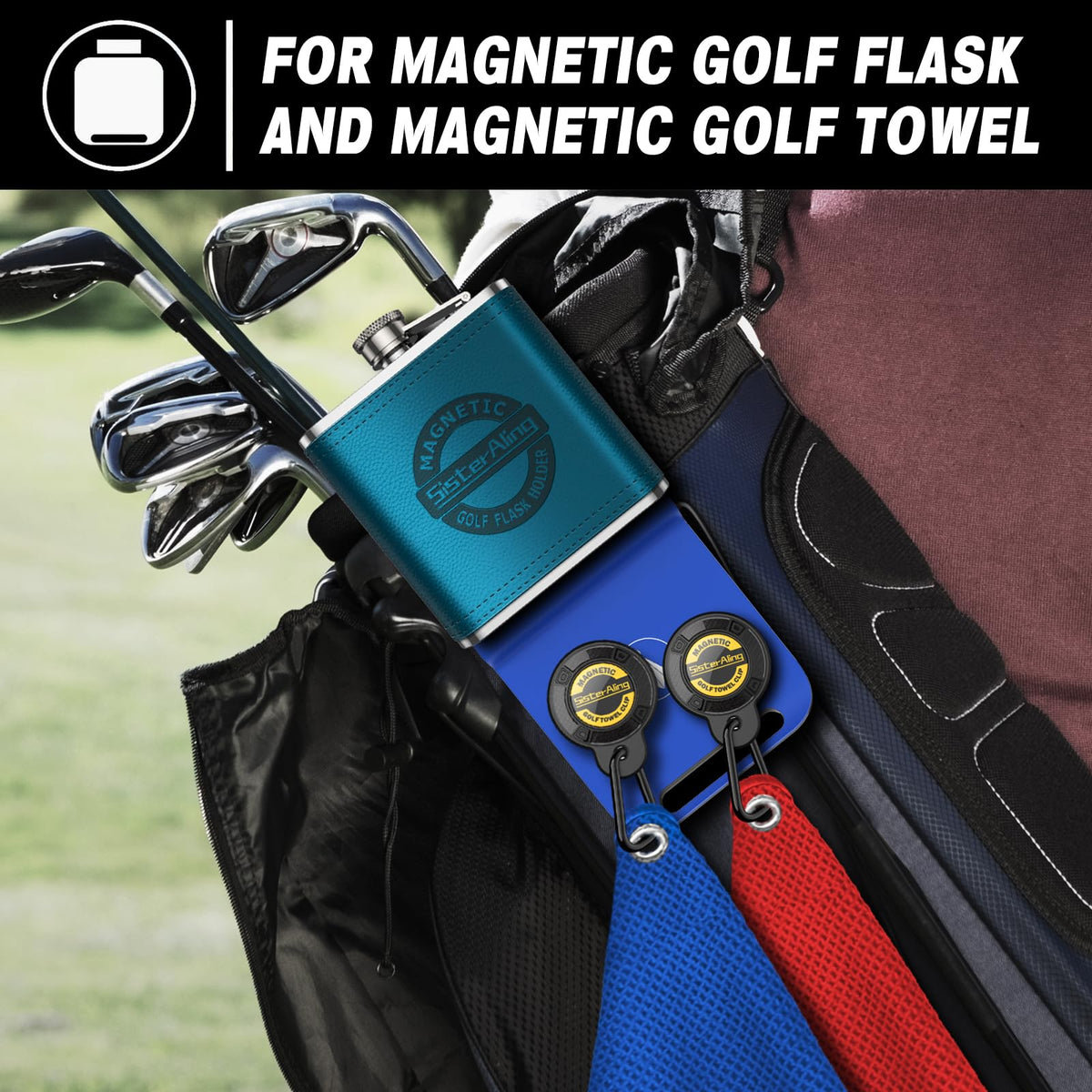 SisterAling golf gift-pack presentation highlighting quick-access accessories