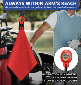 SisterAling magnetic towel clip as a thoughtful golf gift option.